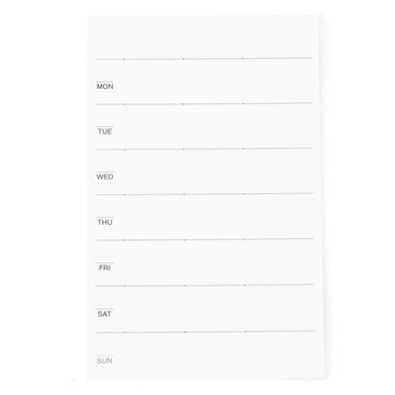 Planner Sticky Note Sheets Weekly MUJI